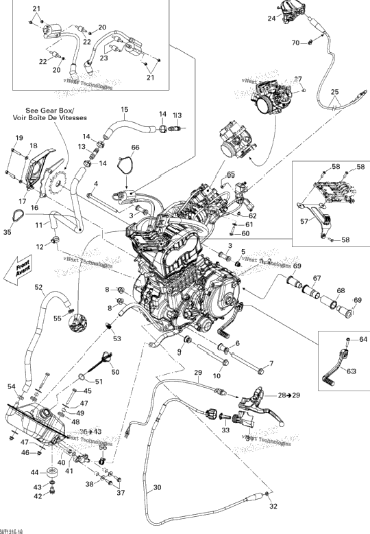 Engine And Engine Support