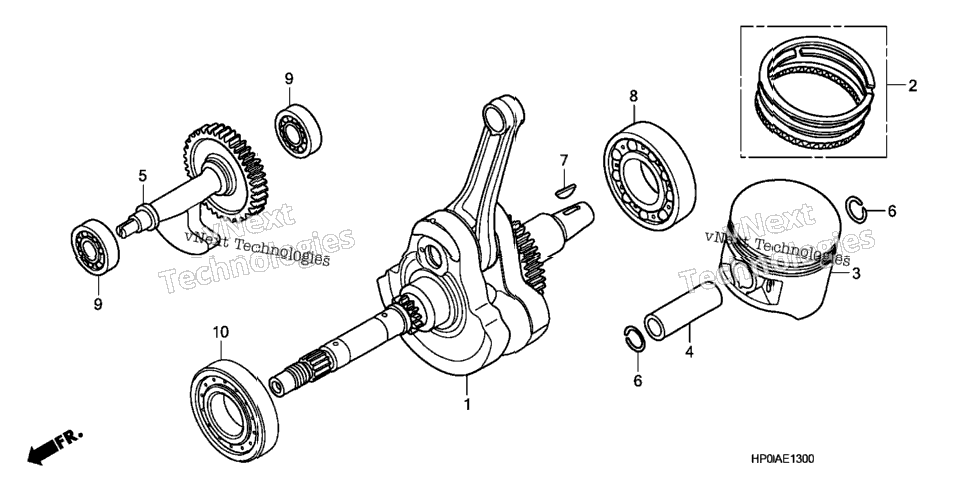 Crankshaft + Piston