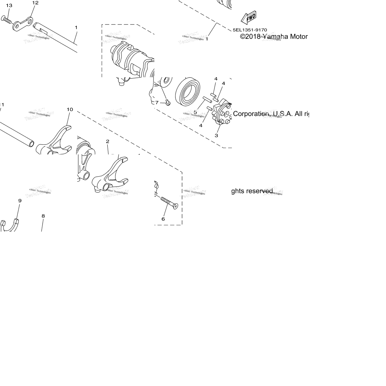 Shift Cam Fork