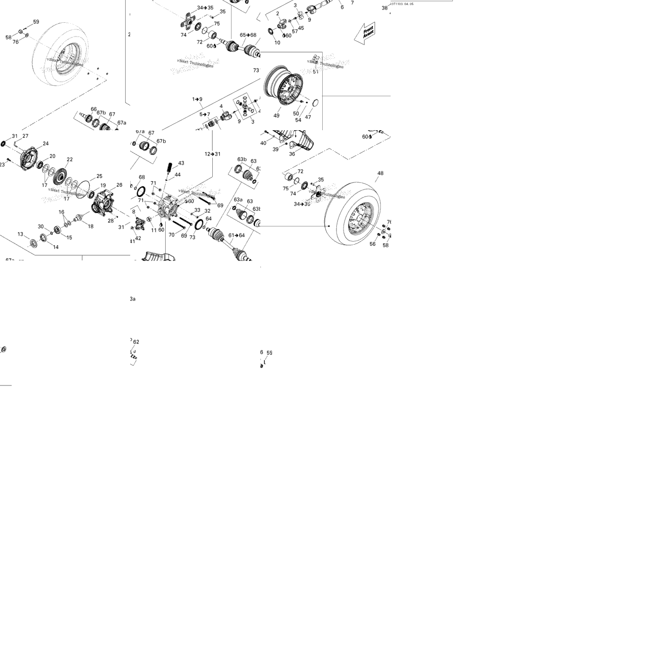 Drive System, Rear