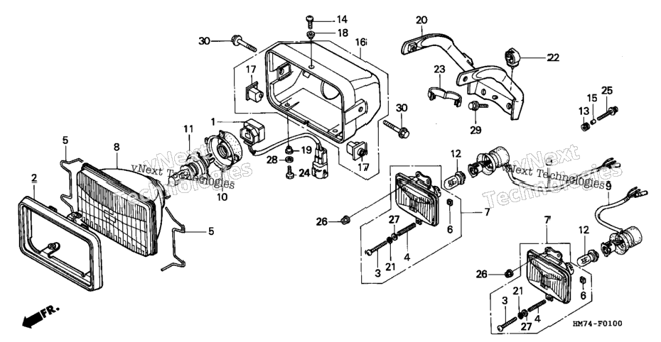 Headlight 95-96