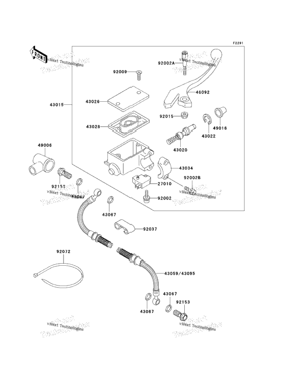 Front Master Cylinder