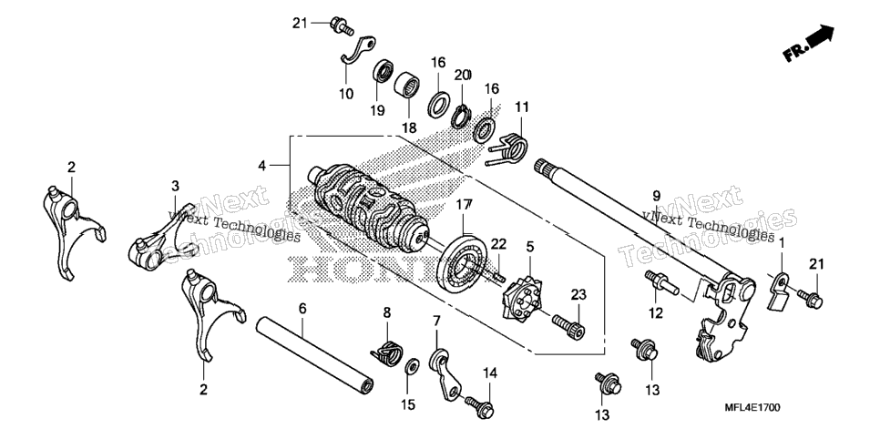 Gearshift Drum