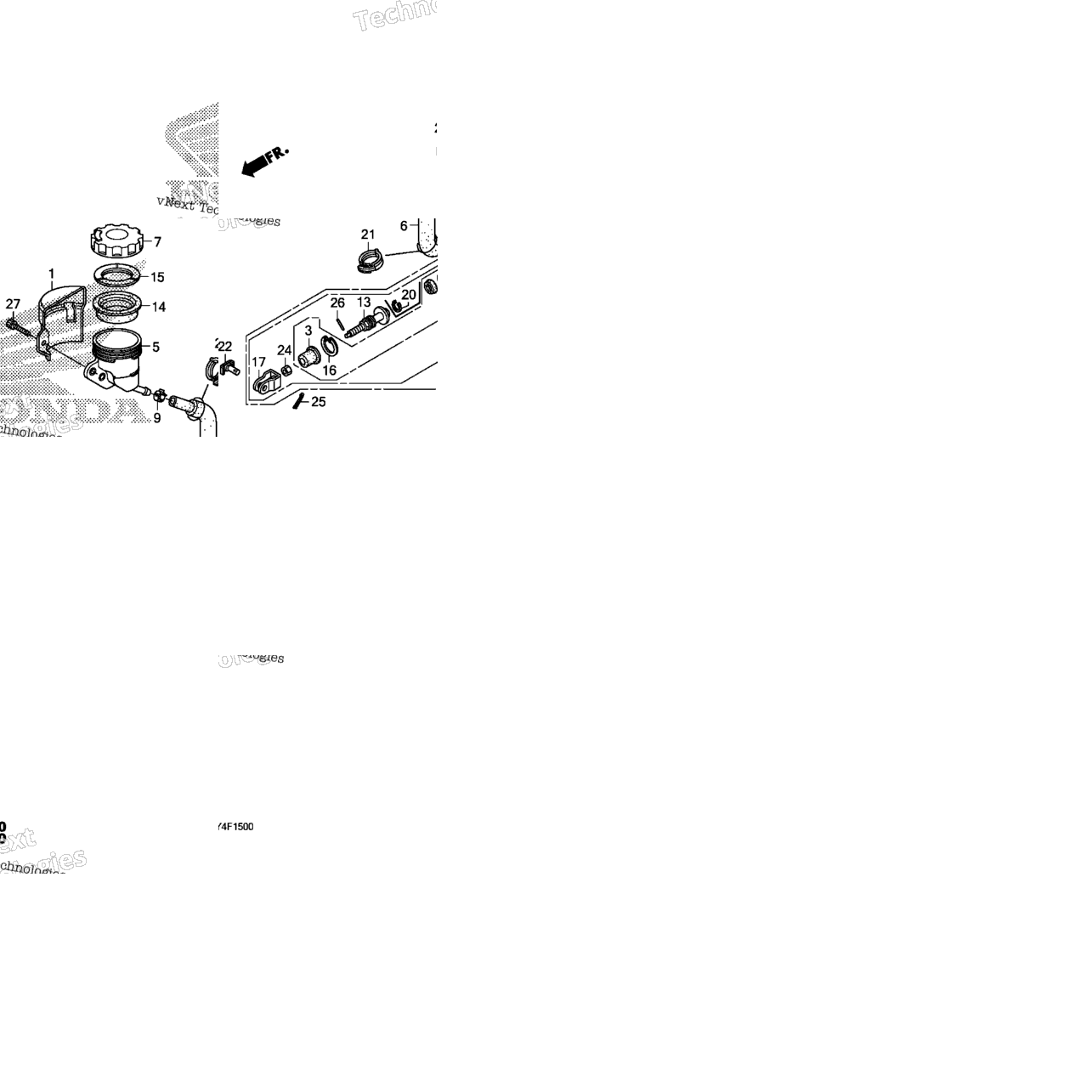 Rear Brake Master Cylinder