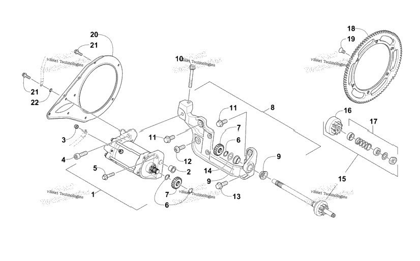 Starter Motor Assembly