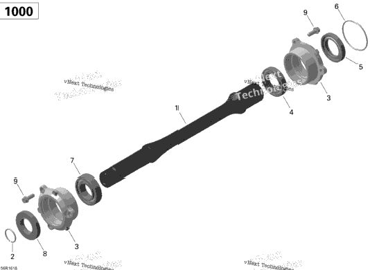 Drive Shaft - 1000 Efi