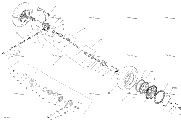 Drive System, Front - All Models