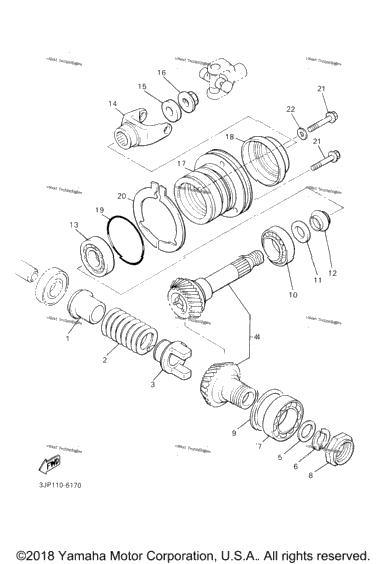 Middle Drive Gear