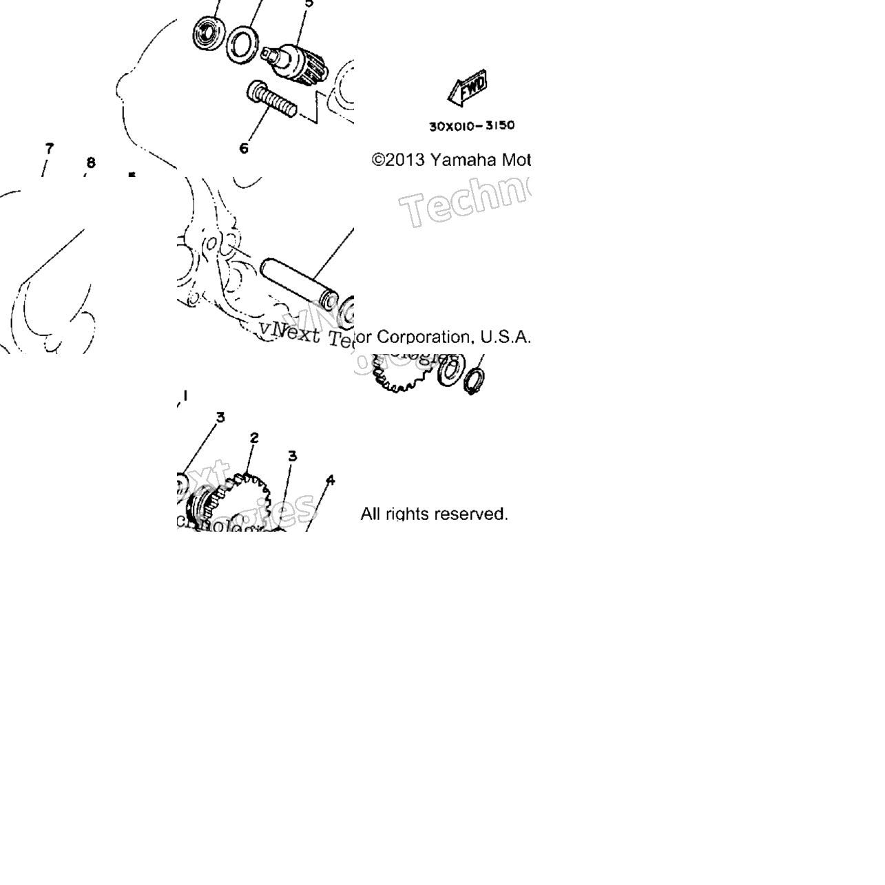 Tachometer Gear