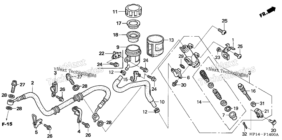 Rear Brake Master Cylinder