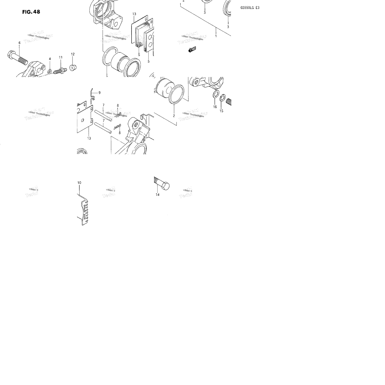 Front Calipers (Model G)