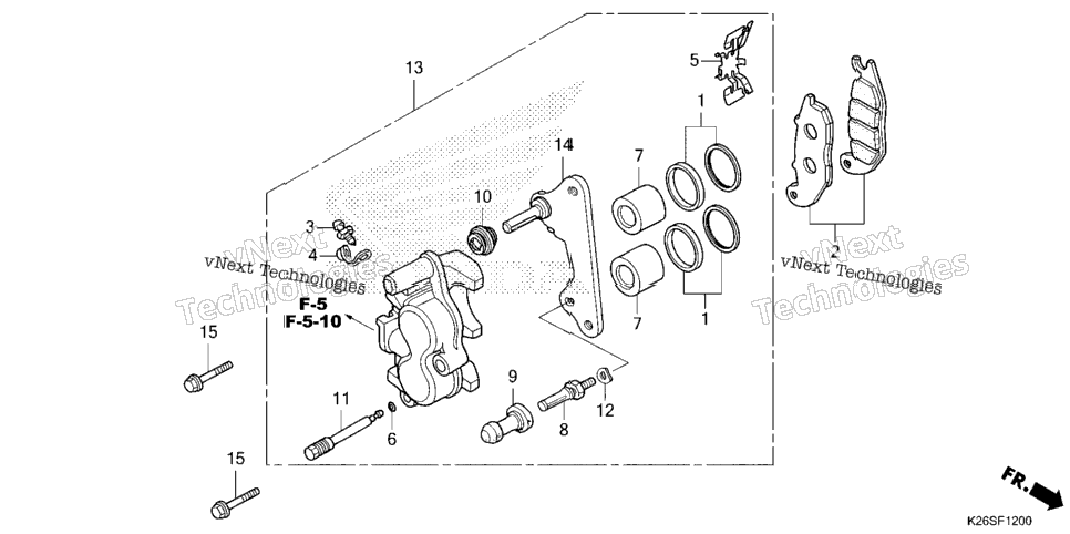 Front Brake Caliper