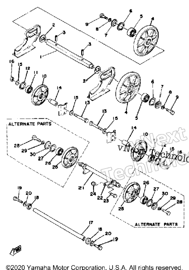 Rear Axle - Wheel