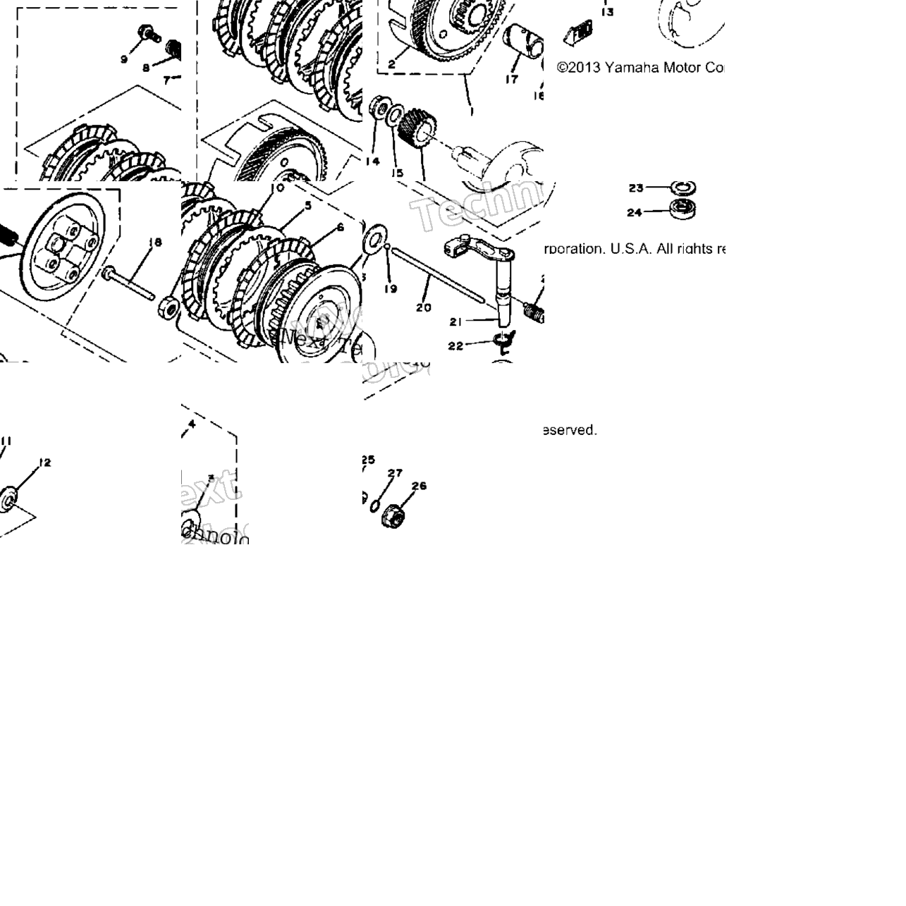 Clutch Mx100h - J - K