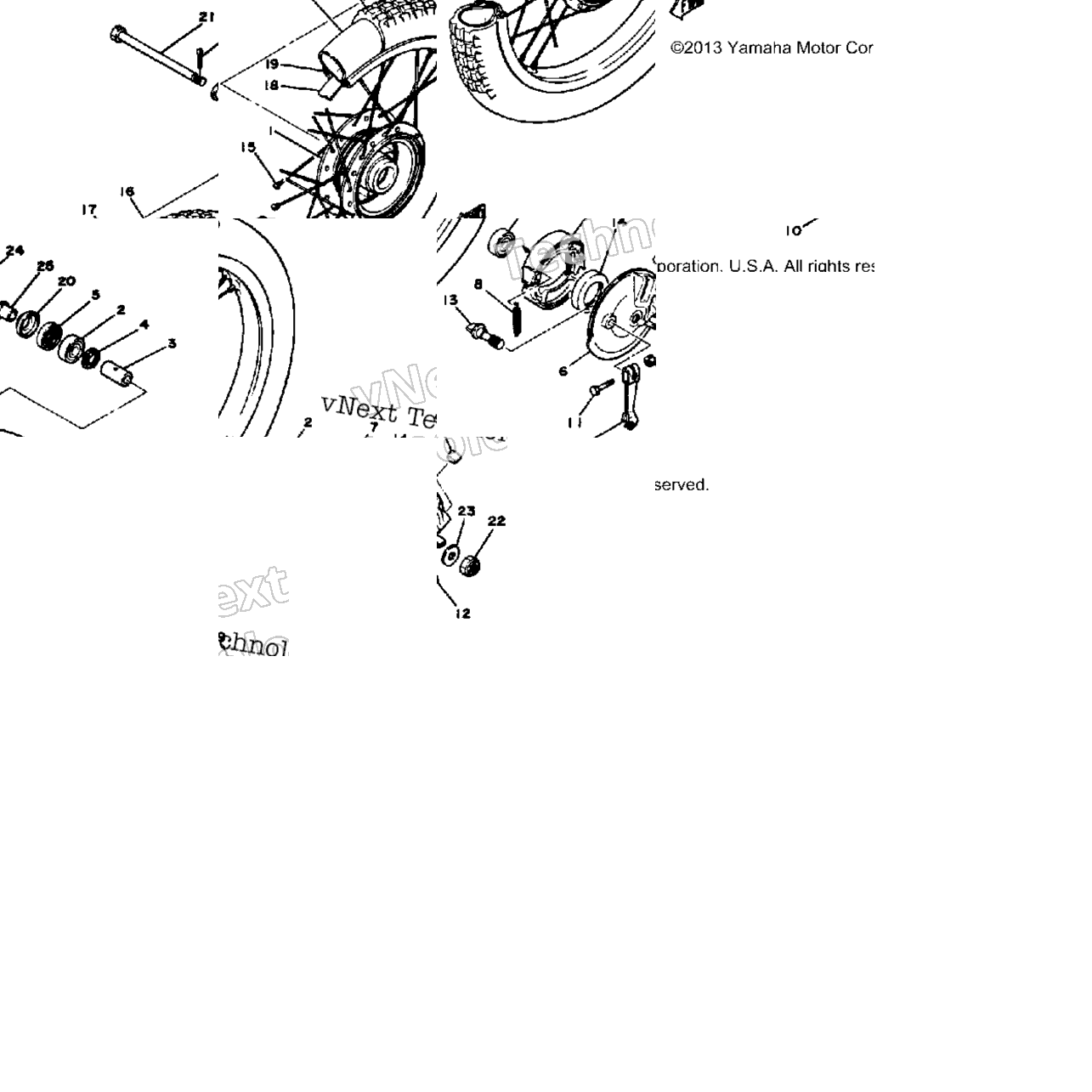 Front Wheel Mx100h - J - K