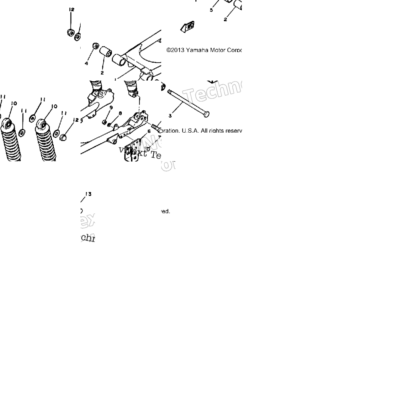 Rear Arm - Suspension Mx100h - J - K