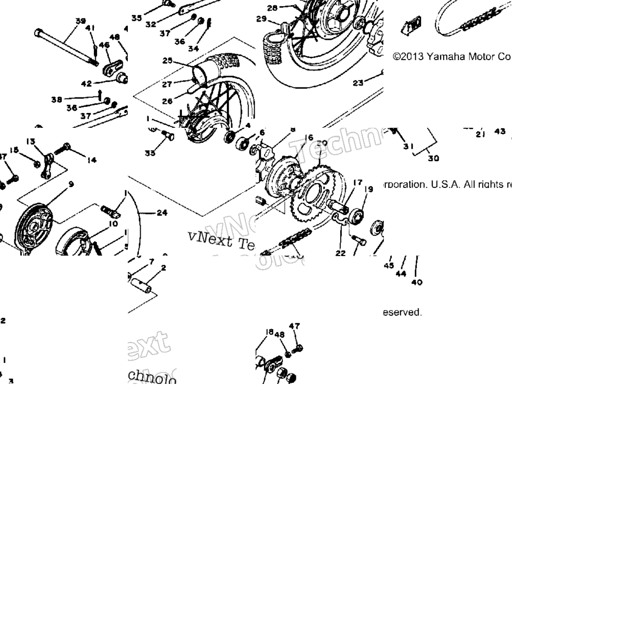 Rear Wheel Mx100h - J - K