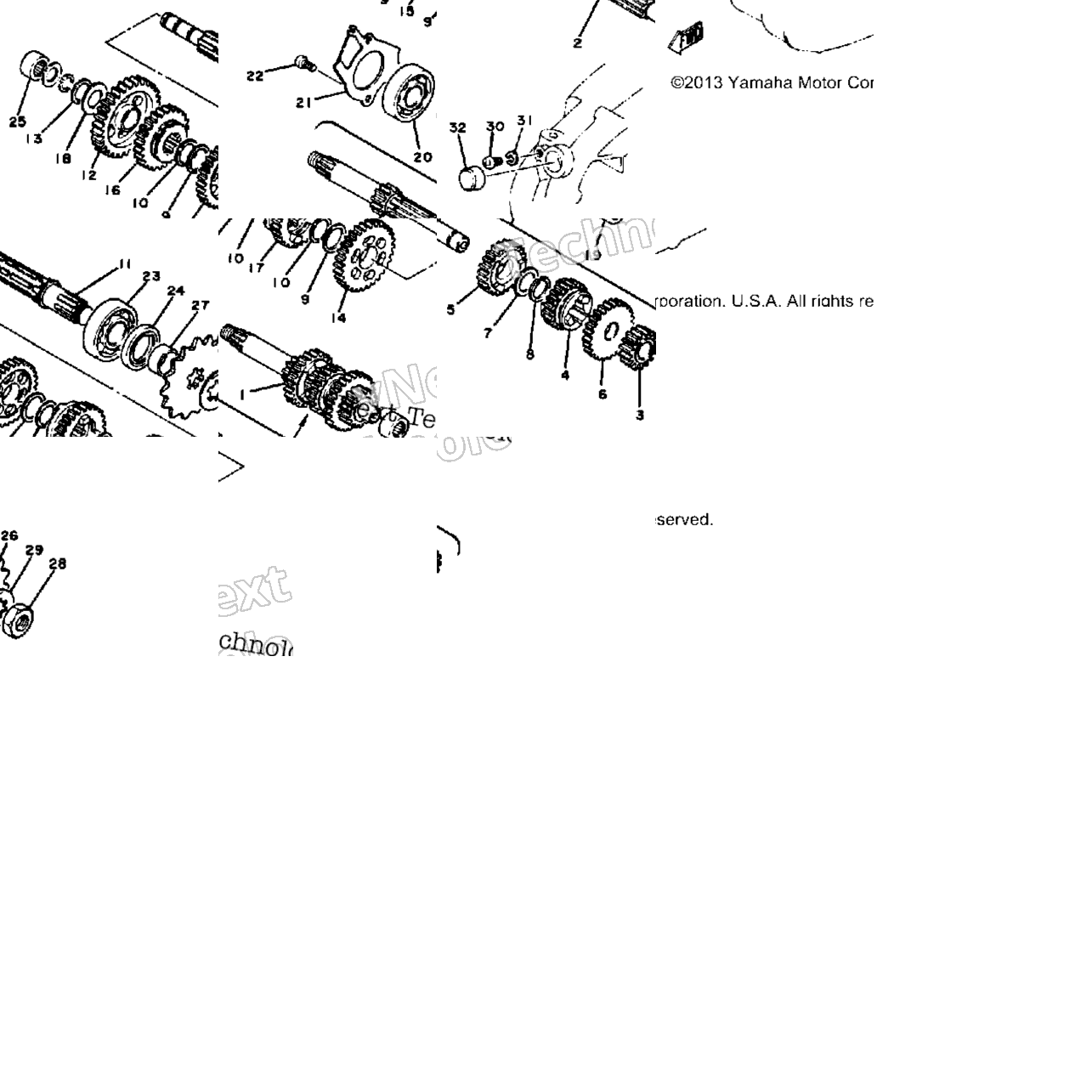 Transmission Mx100h - J - K