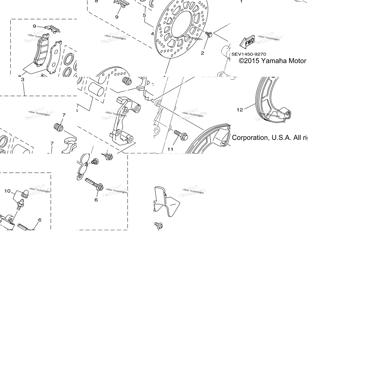 Front Brake Caliper