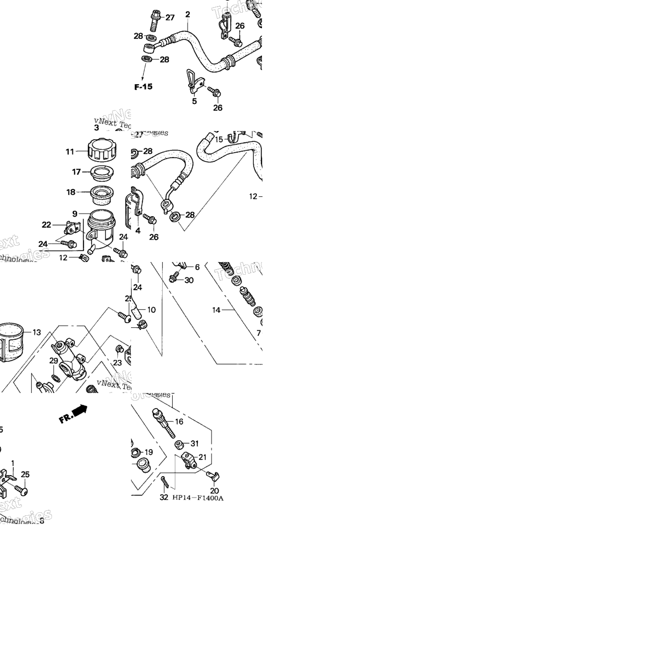 Rear Brake Master Cylinder