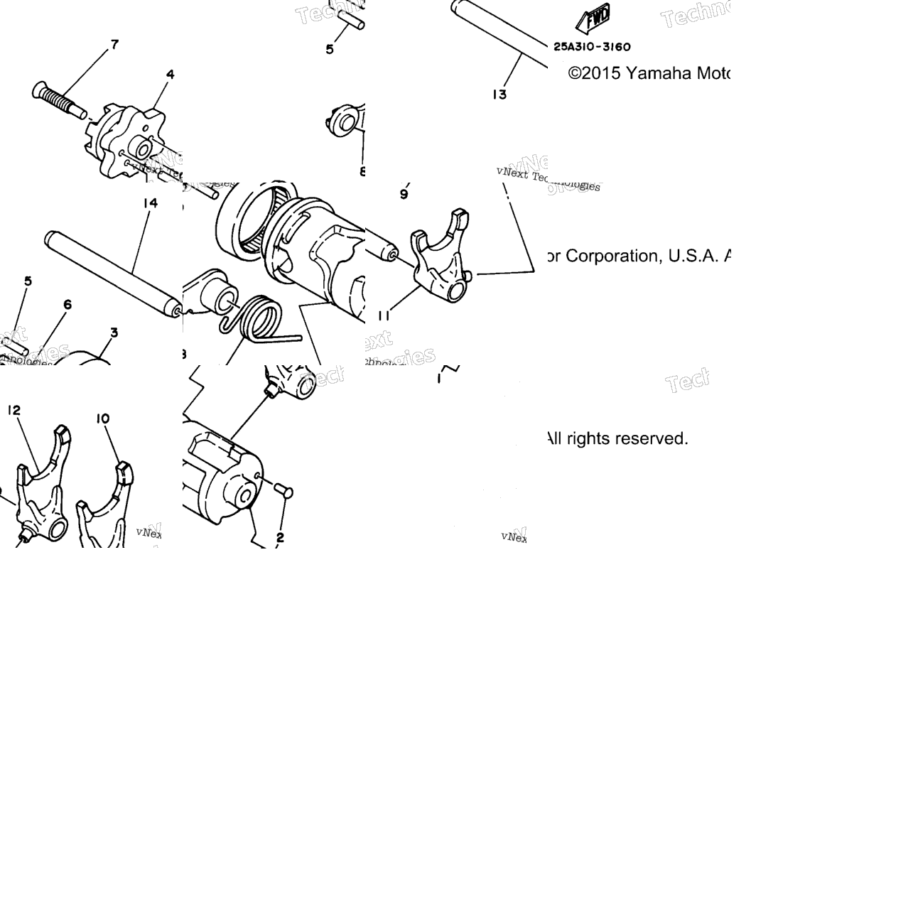 Shift Cam Fork