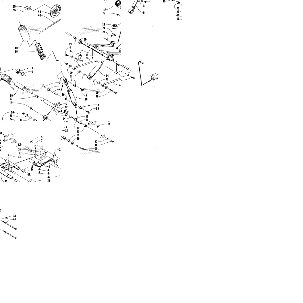 Rear Suspension Arm Assemblies