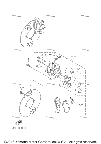 Front Brake Caliper