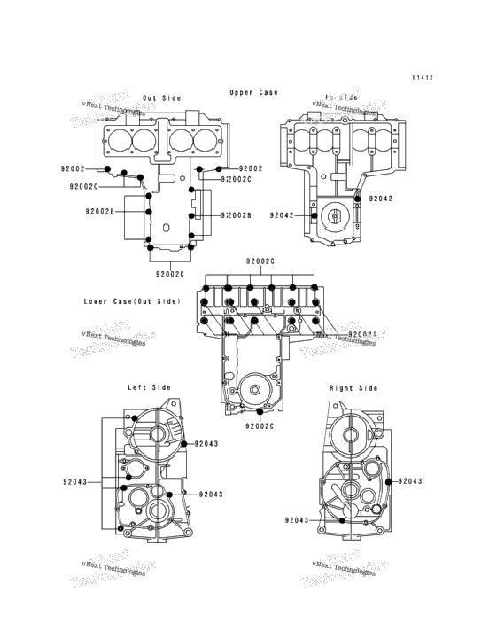 Crankcase Bolt Pattern