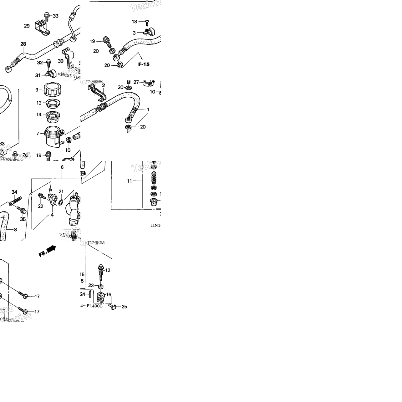 Rear Brake Master Cylinder
