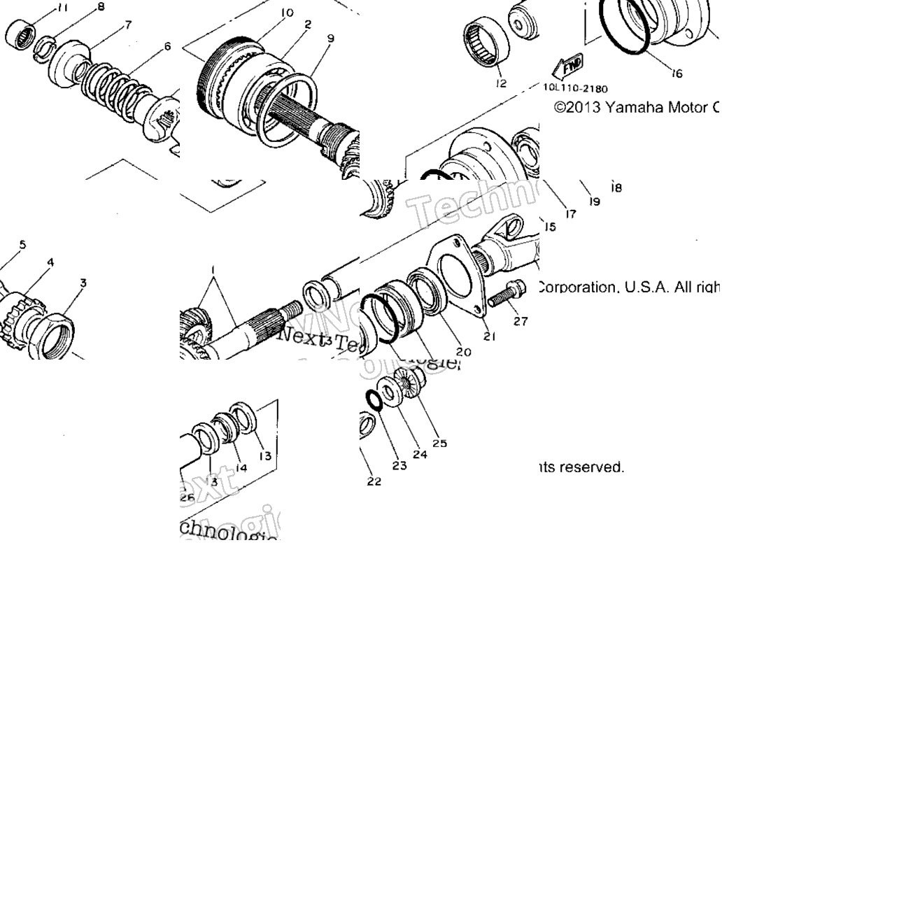 Middle Drive Gear