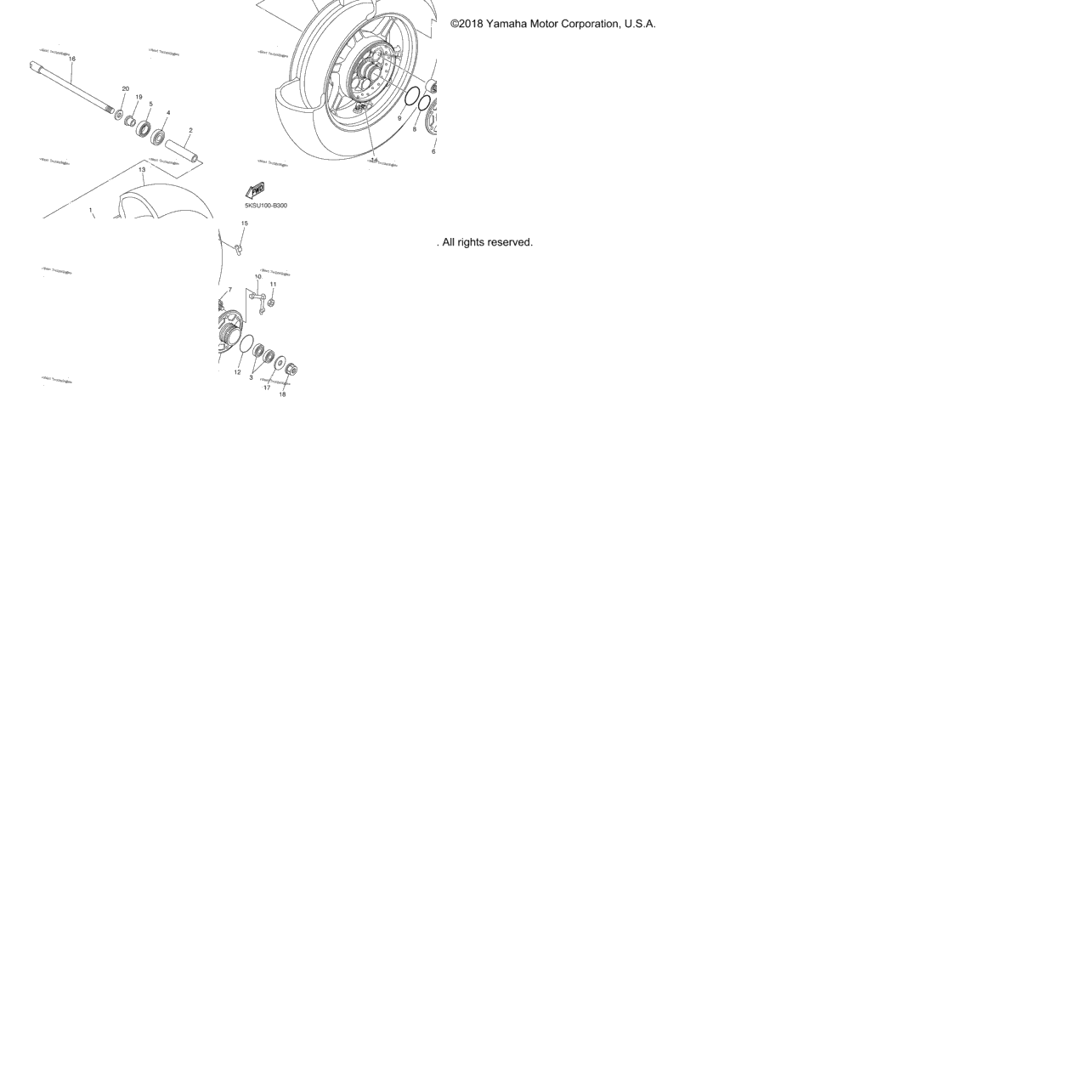 Rear Wheel For Cast Wheel