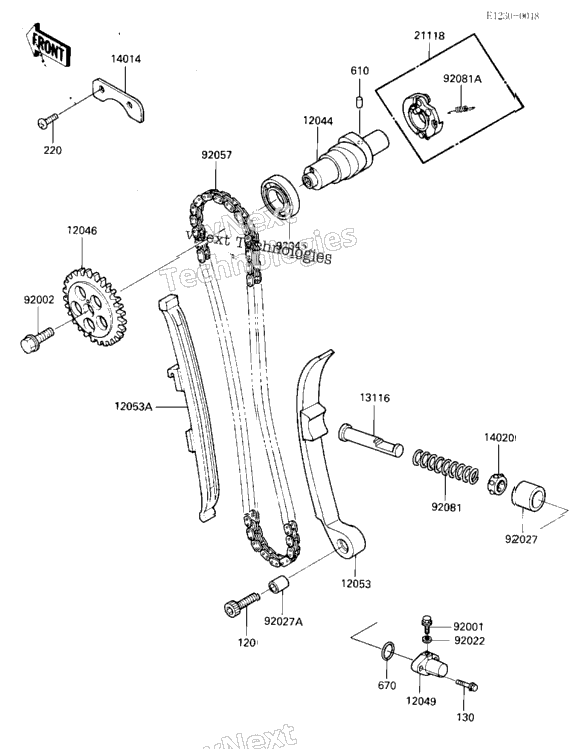 Camshaft/Chain/Tensioner