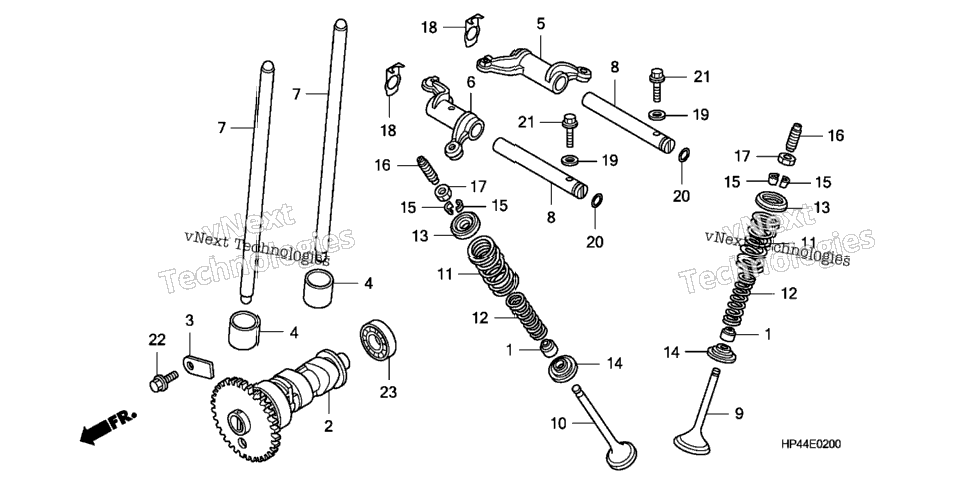 Camshaft + Valve