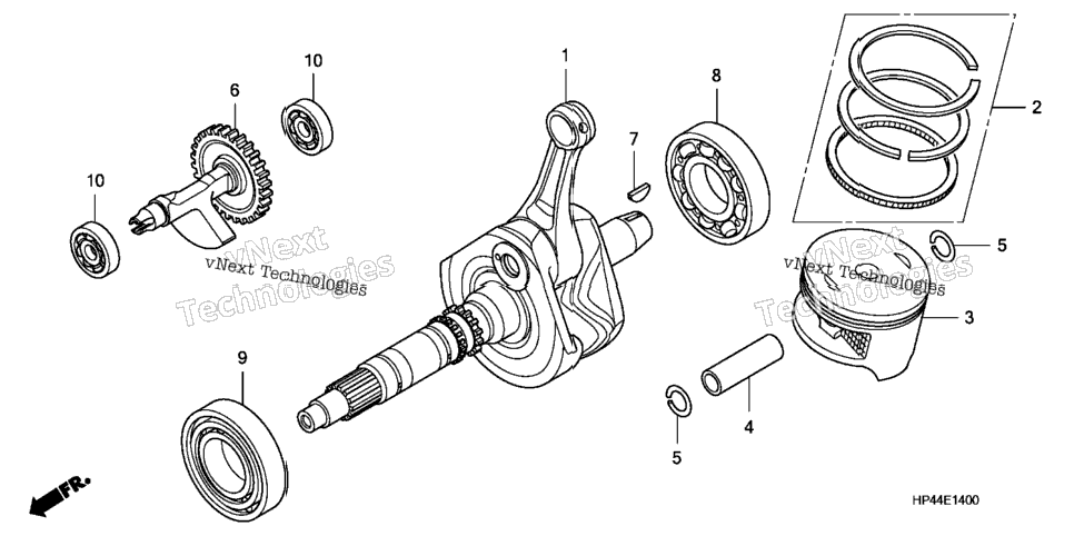 Crankshaft + Piston