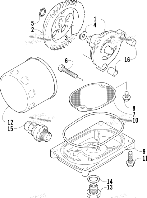 Oil Filter/Pump Assembly