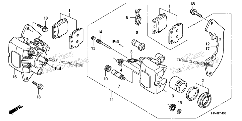 Front Brake Caliper
