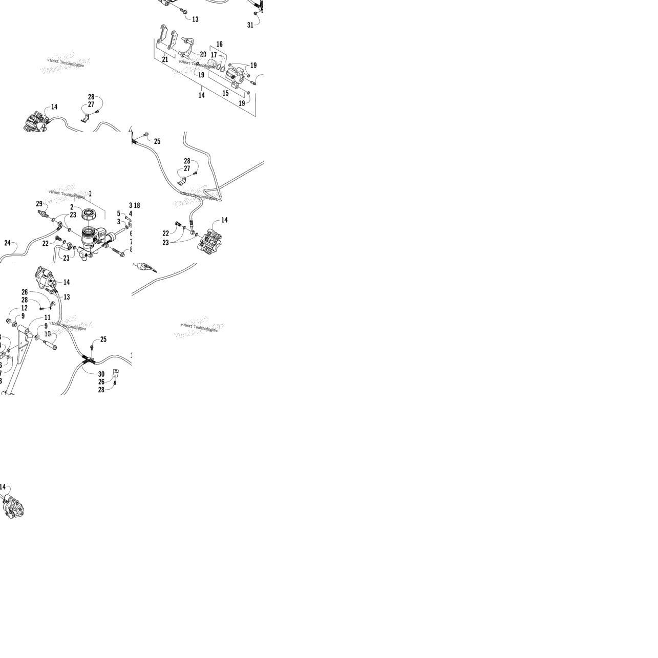 Hydraulic Brake Assembly