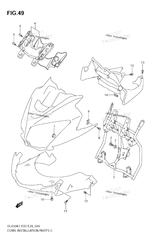 Cowl Body Installation Parts