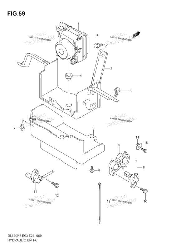 Hydraulic Unit (Dl650ak7/Ak8/Ak9)