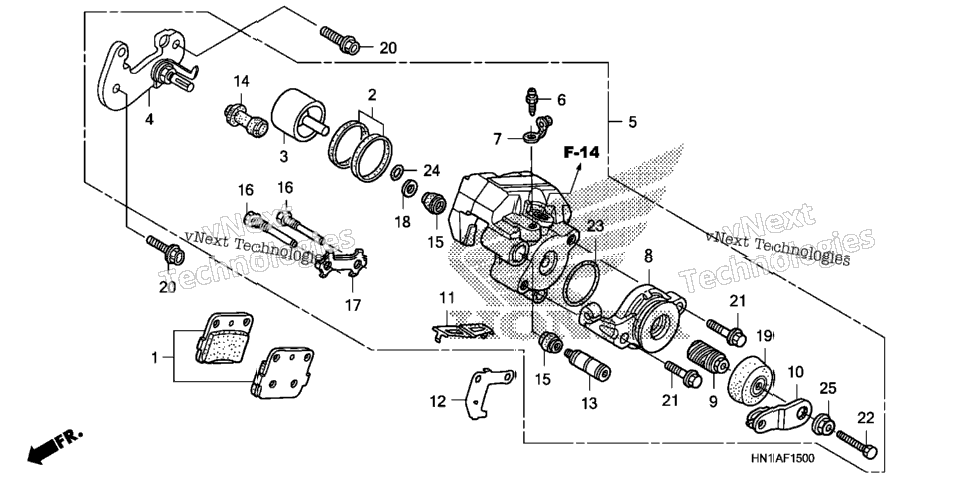 Rear Brake Caliper