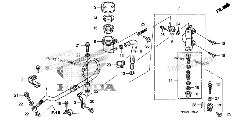 Rear Brake Master Cylinder