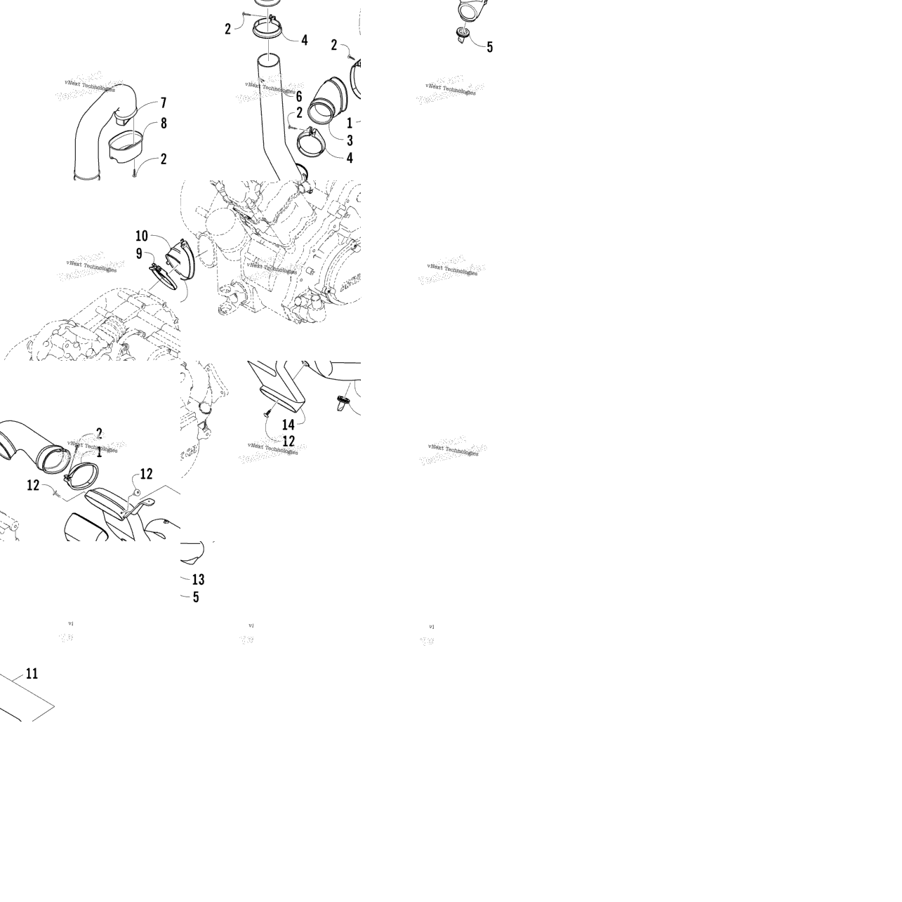 Case/Belt Cooling Assembly