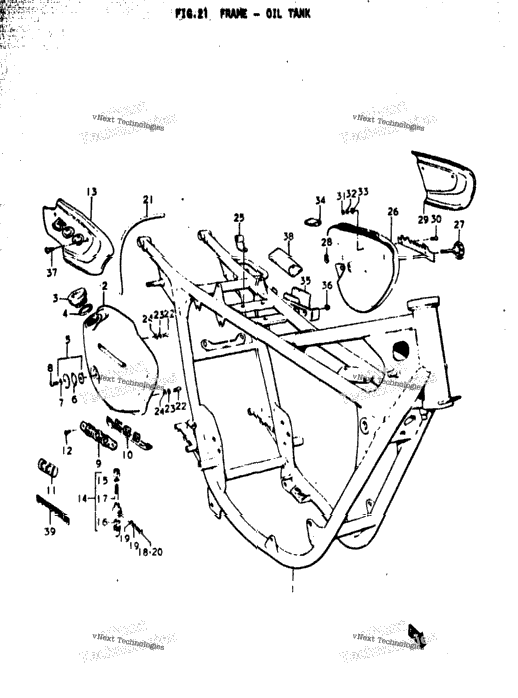 Frame - Oil Tank