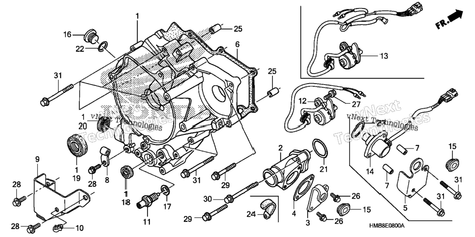 Rear Crankcase Cover
