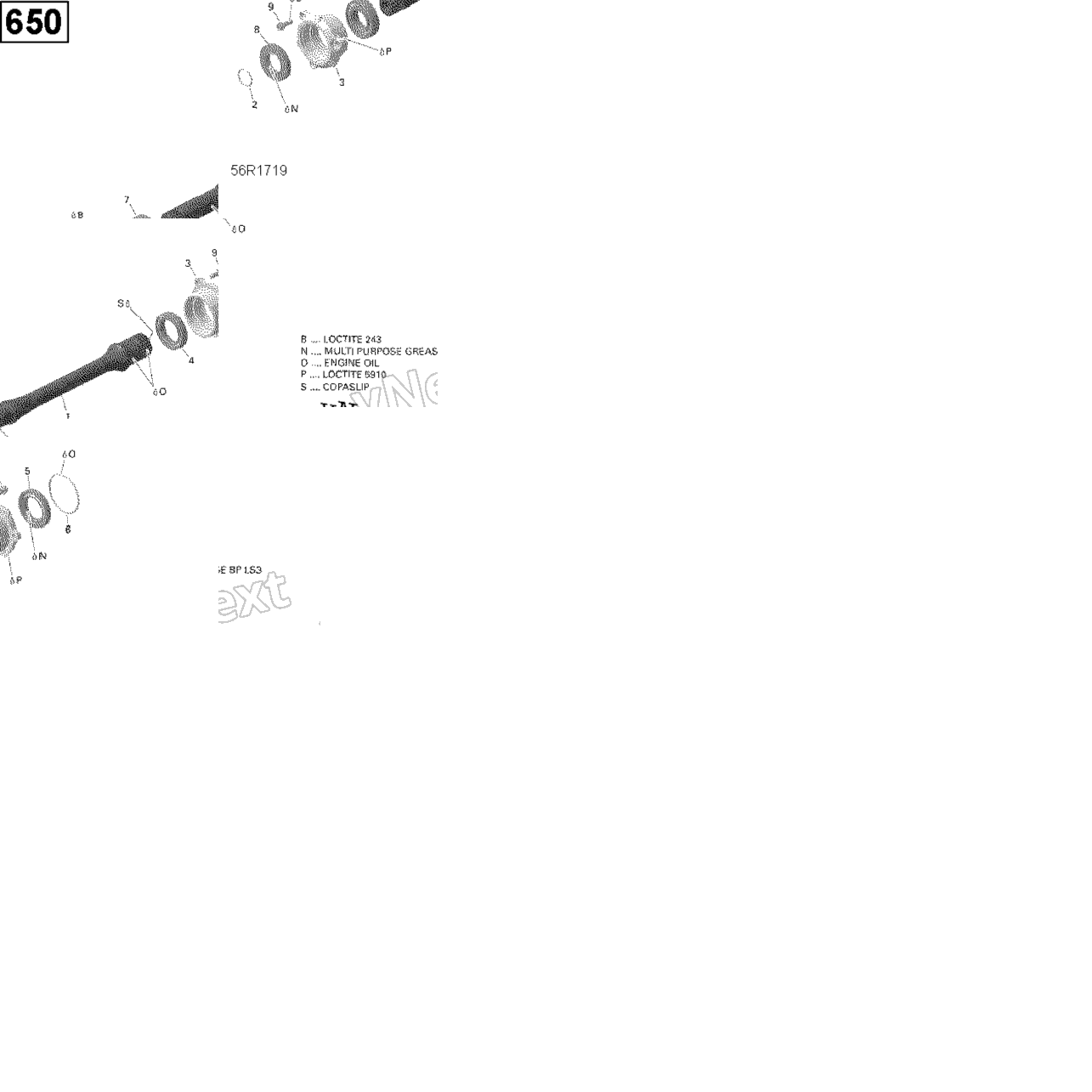 Drive Shaft - 650 Efi