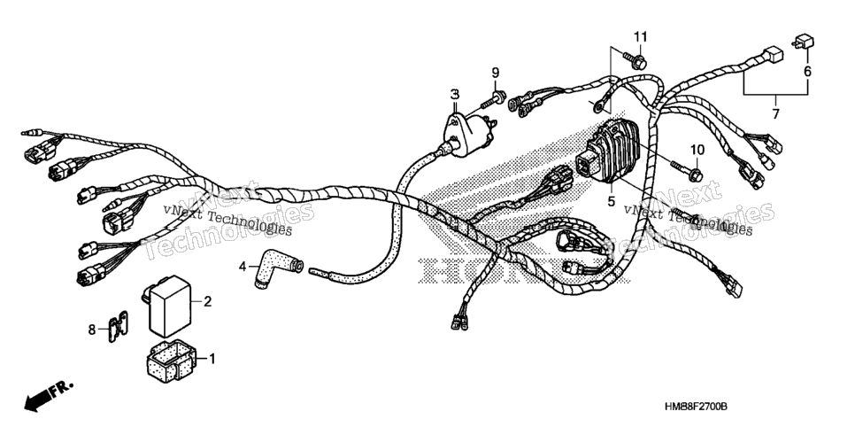 Wire Harness (Trx250tm)