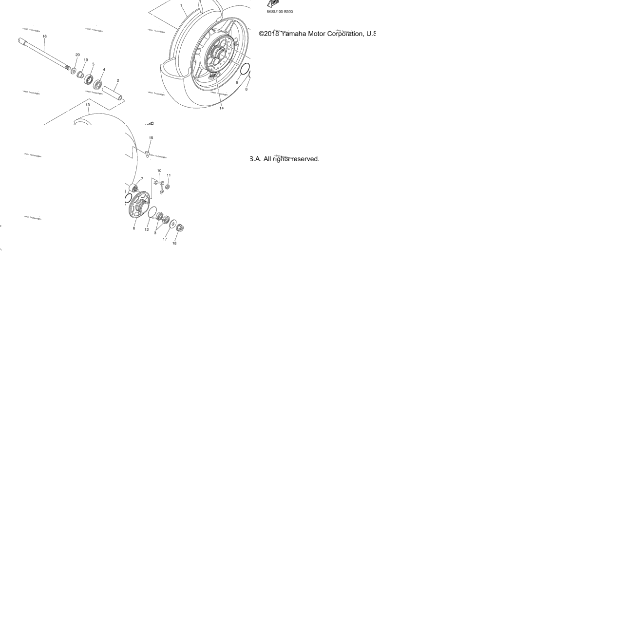 Rear Wheel For Cast Wheel