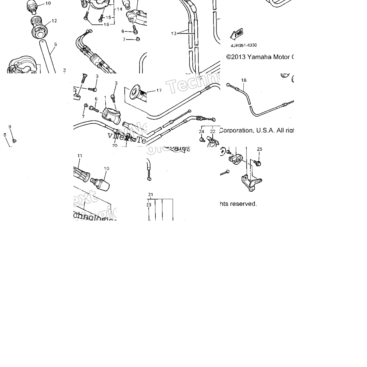 Steering Handle Cable