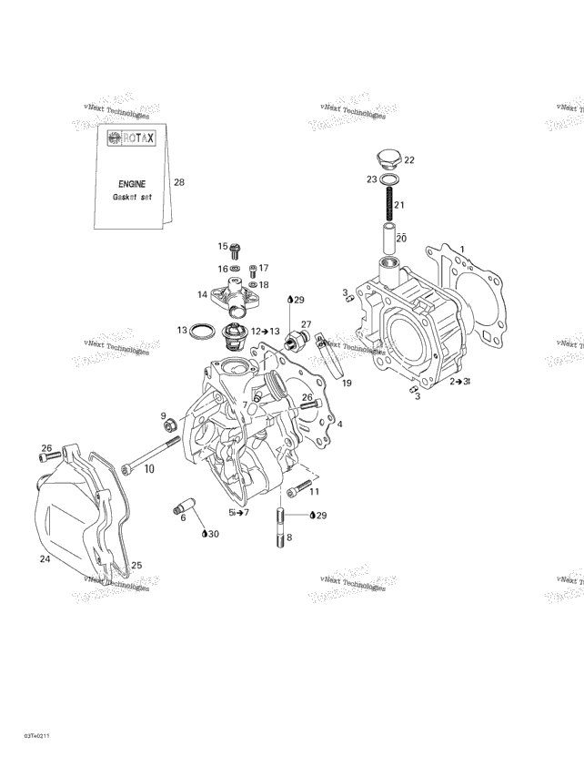 Crankshaft, Piston And Cylinder