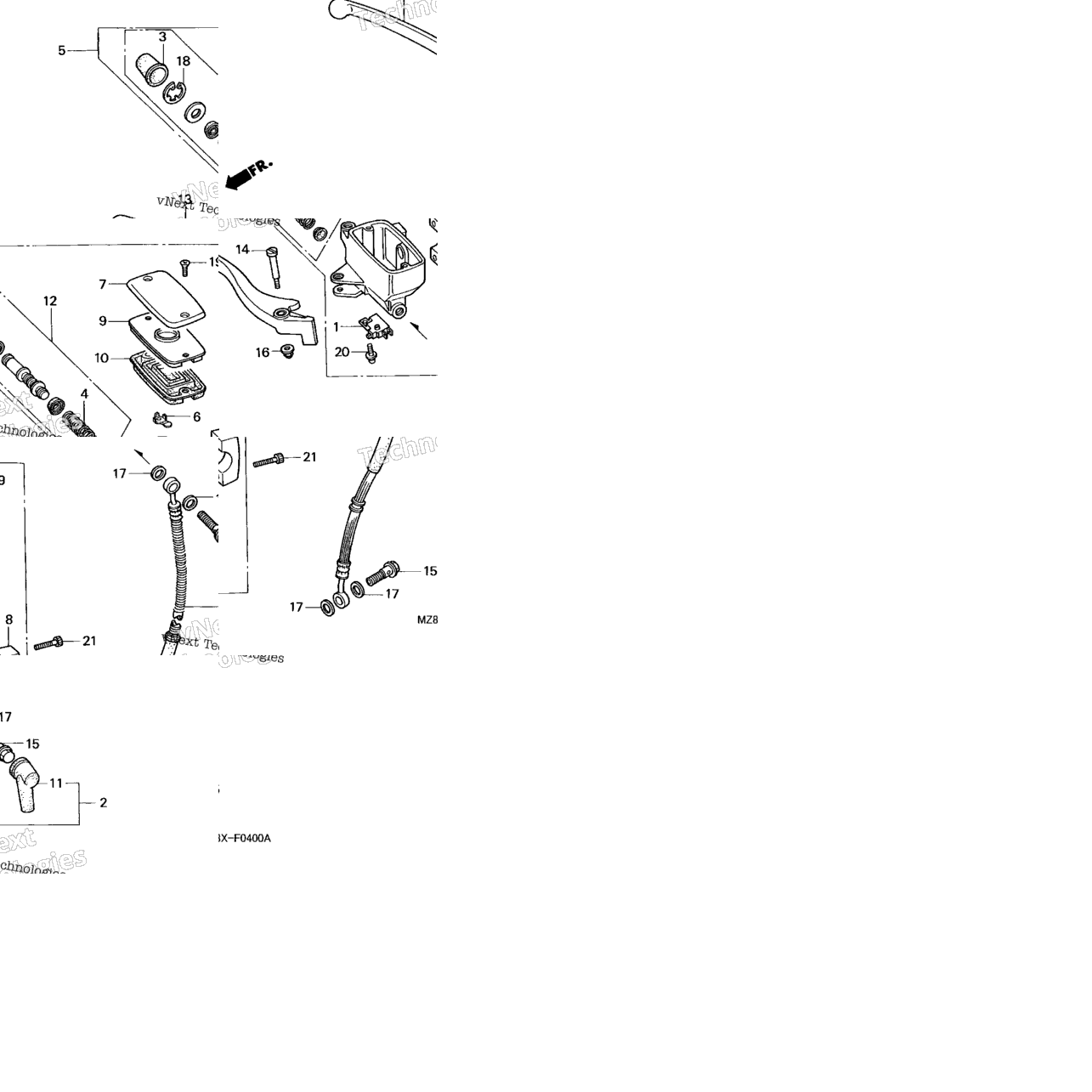 Front Brake Master Cylinder